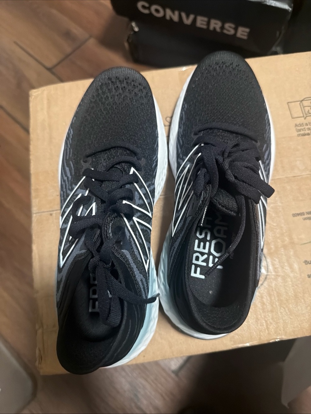 New Balance Fresh Foam 880v11 Womens Running Shoes Black White W880E11 Sz 8 used - Picture 2 of 6